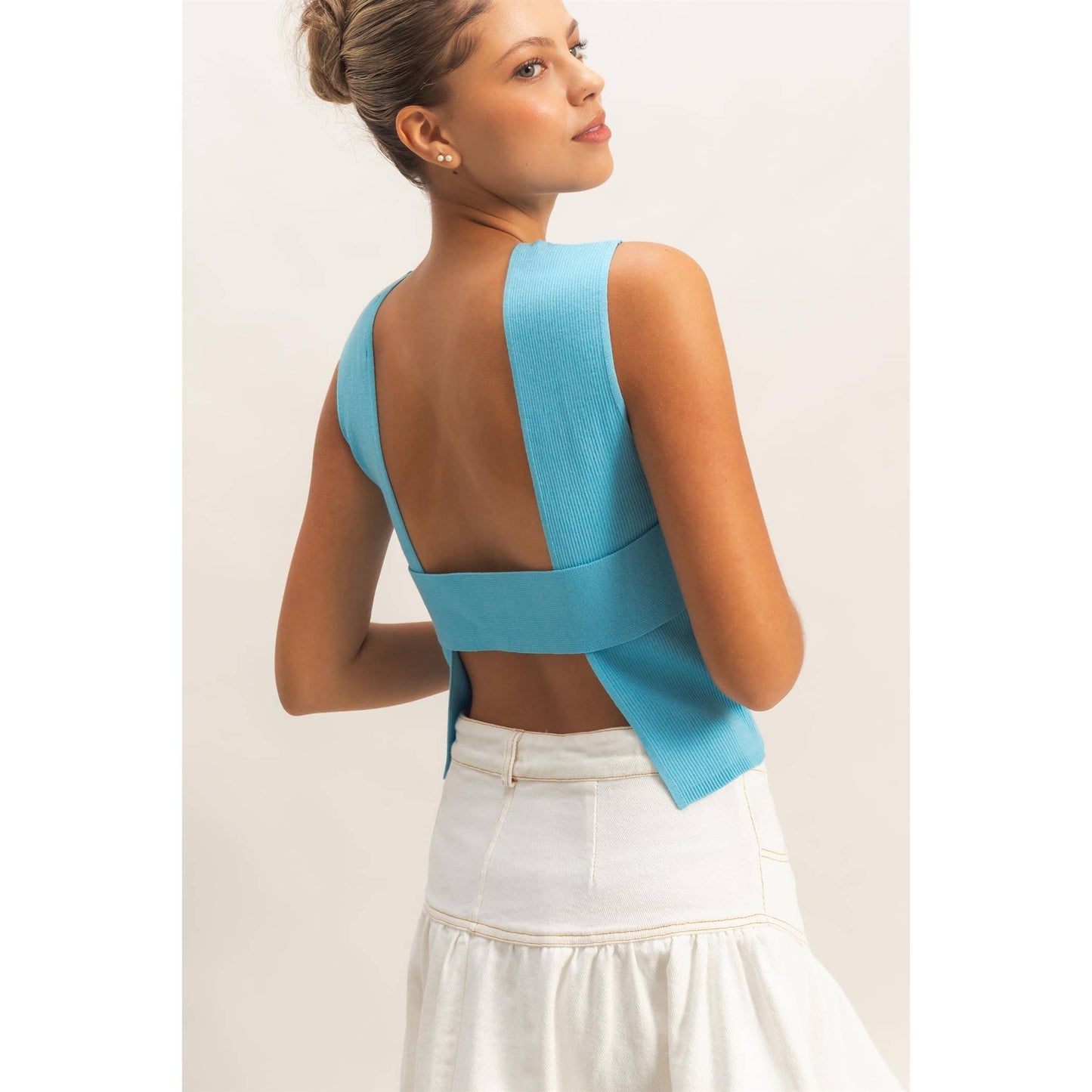 Serena open back top