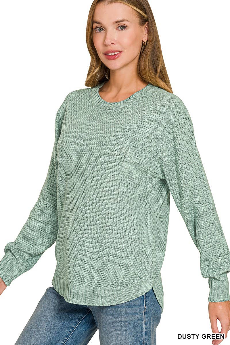 Round Neck Basic Sweater