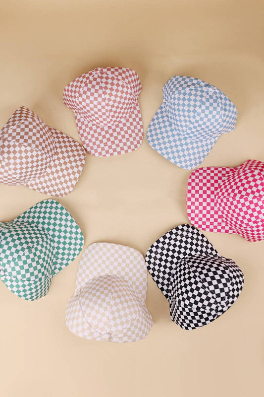 Checkered hat