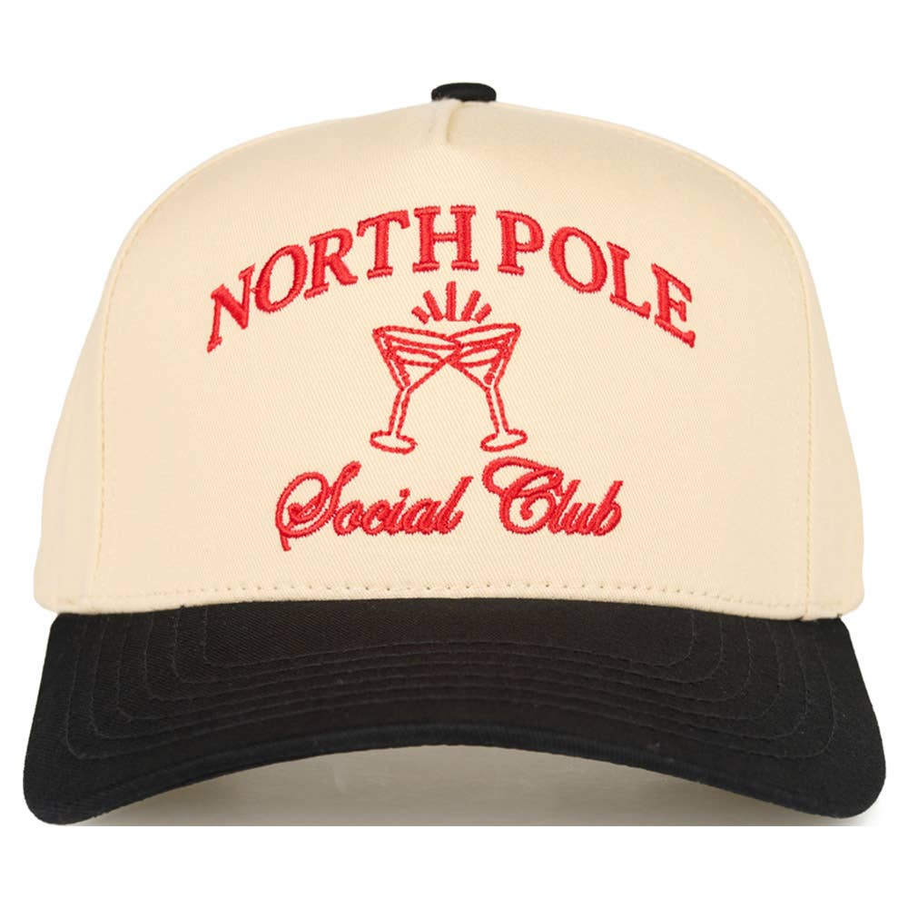 CC NORTH POLE SOCIAL CLUB TRUCKER HAT, TCM 0113