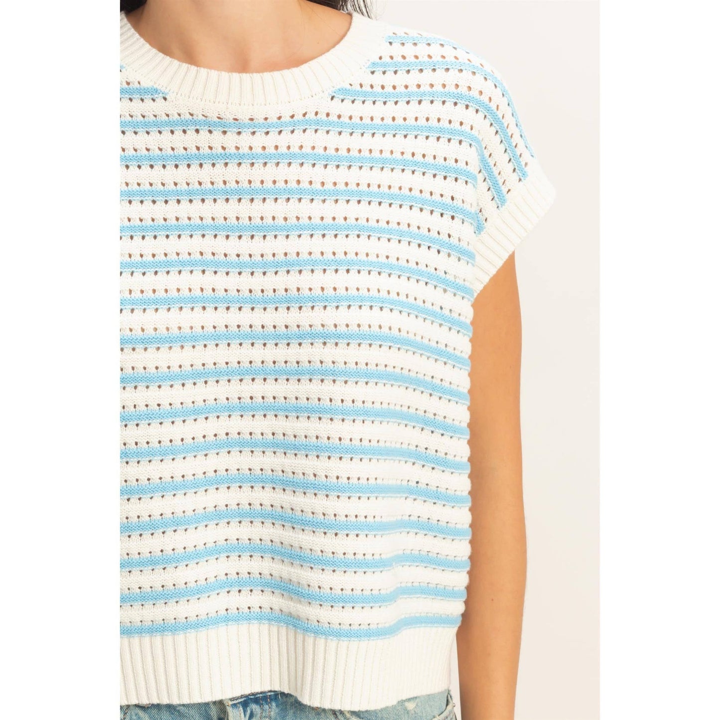 Striped knit Top