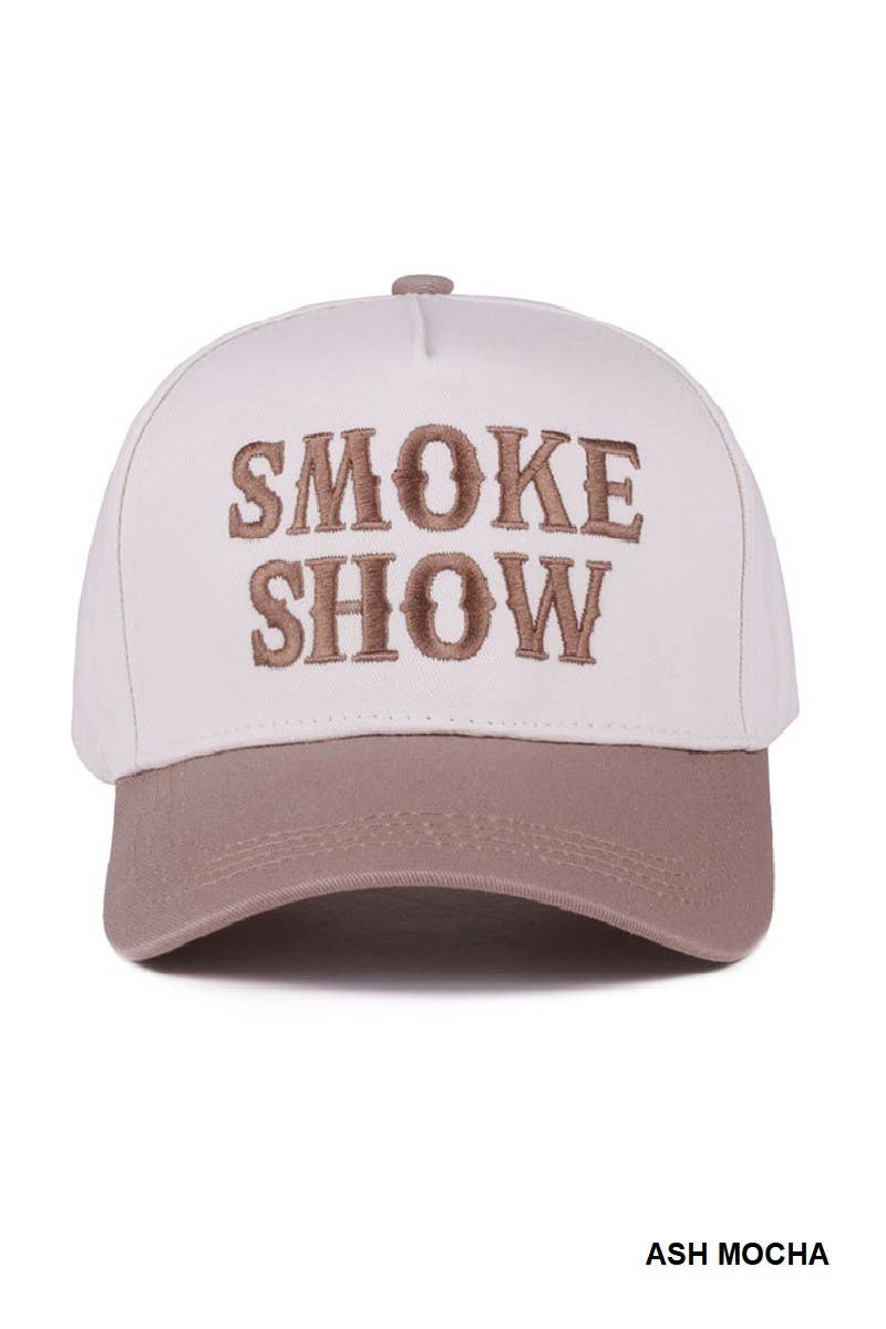 Smoke Show Two Tone Canvas Cotton Cap