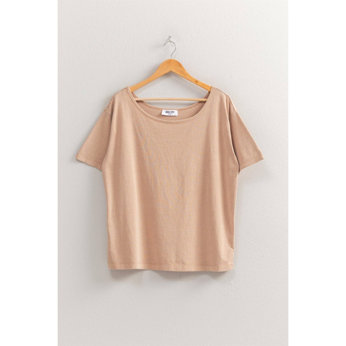 Boat Neck Basic Tee