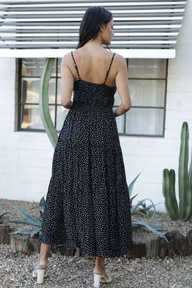 POLKA DOT MAXI DRESS