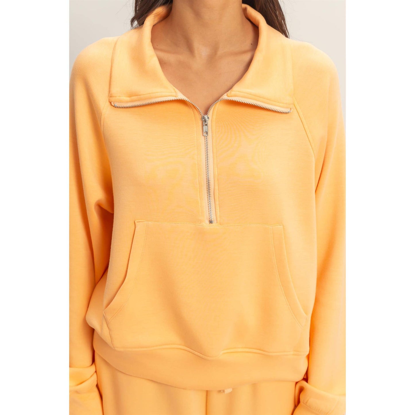 Half-Zip Collar Pullover