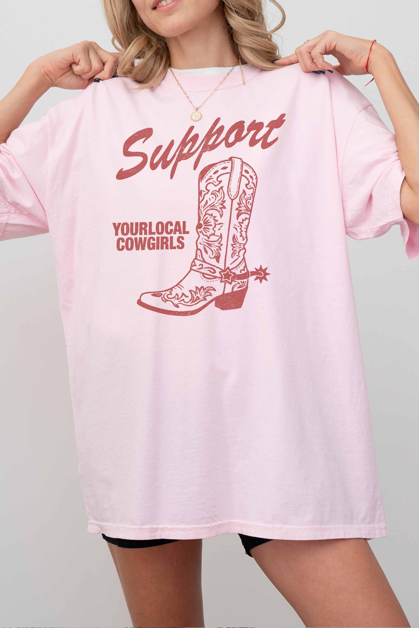 SUPPORT OVERSIZED TEE