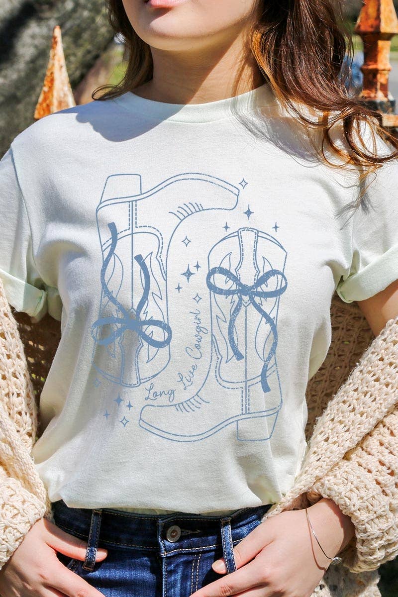Cowgirl Boots Graphic Tee