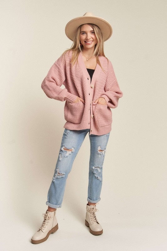 Button cardigan