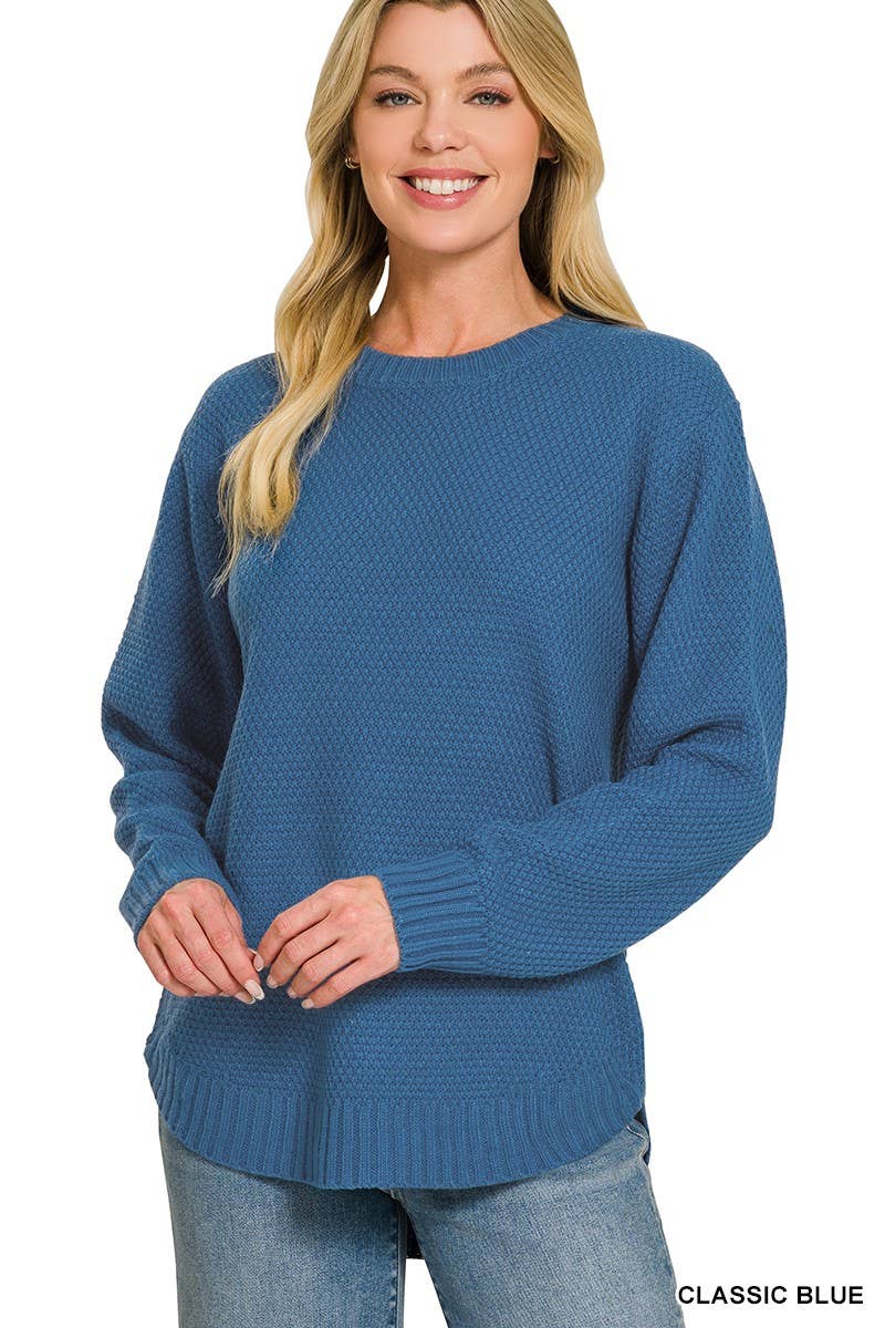 Round Neck Basic Sweater