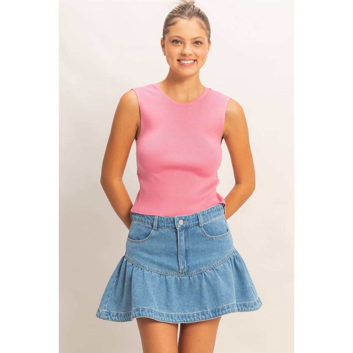 Serena open back top