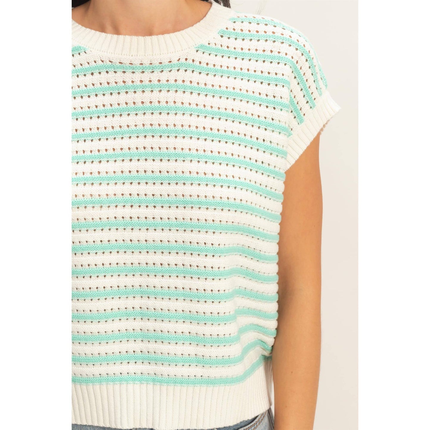 Striped knit Top