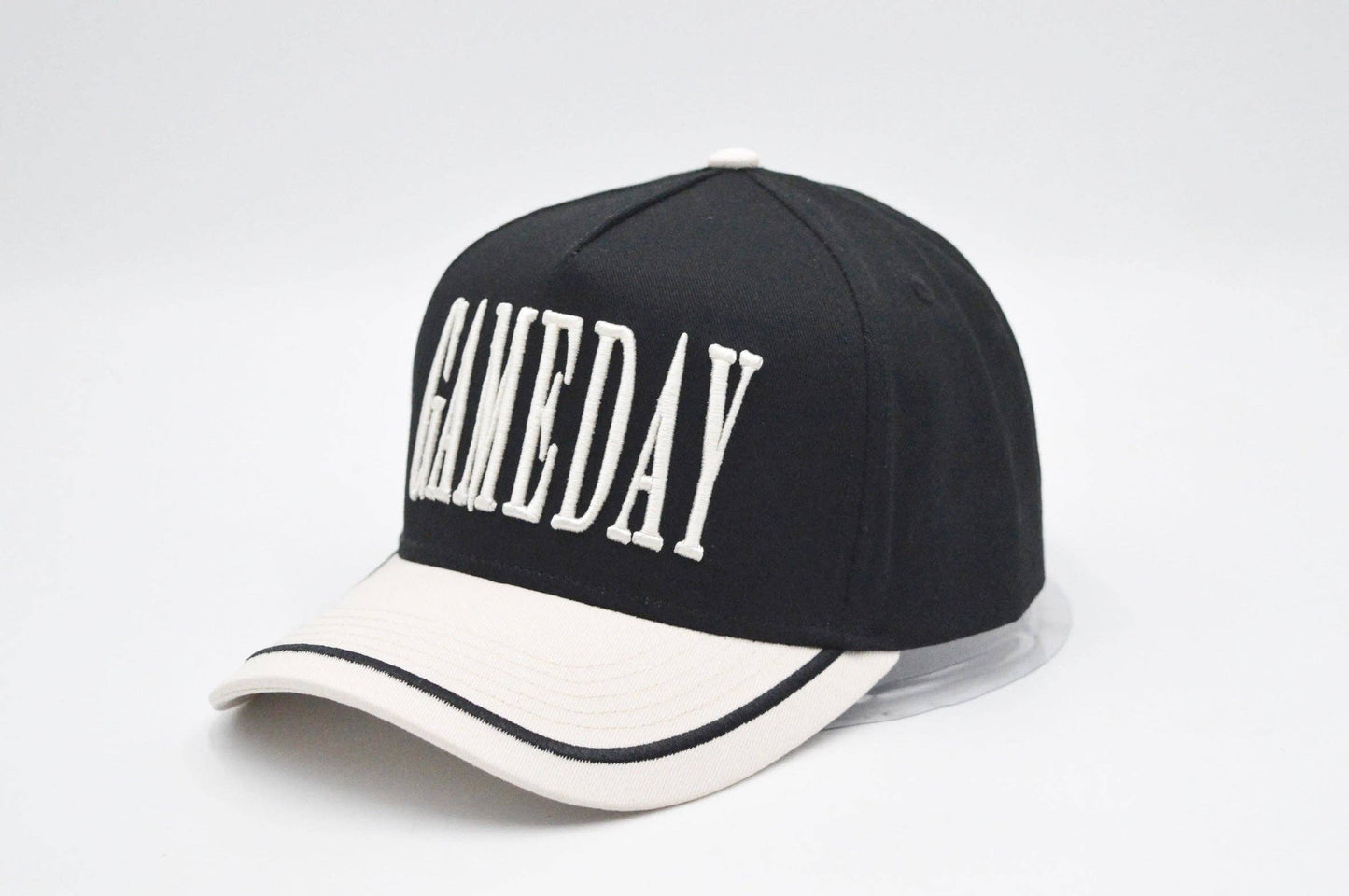 GAMEDAY Vintage Trucker Hat-Black