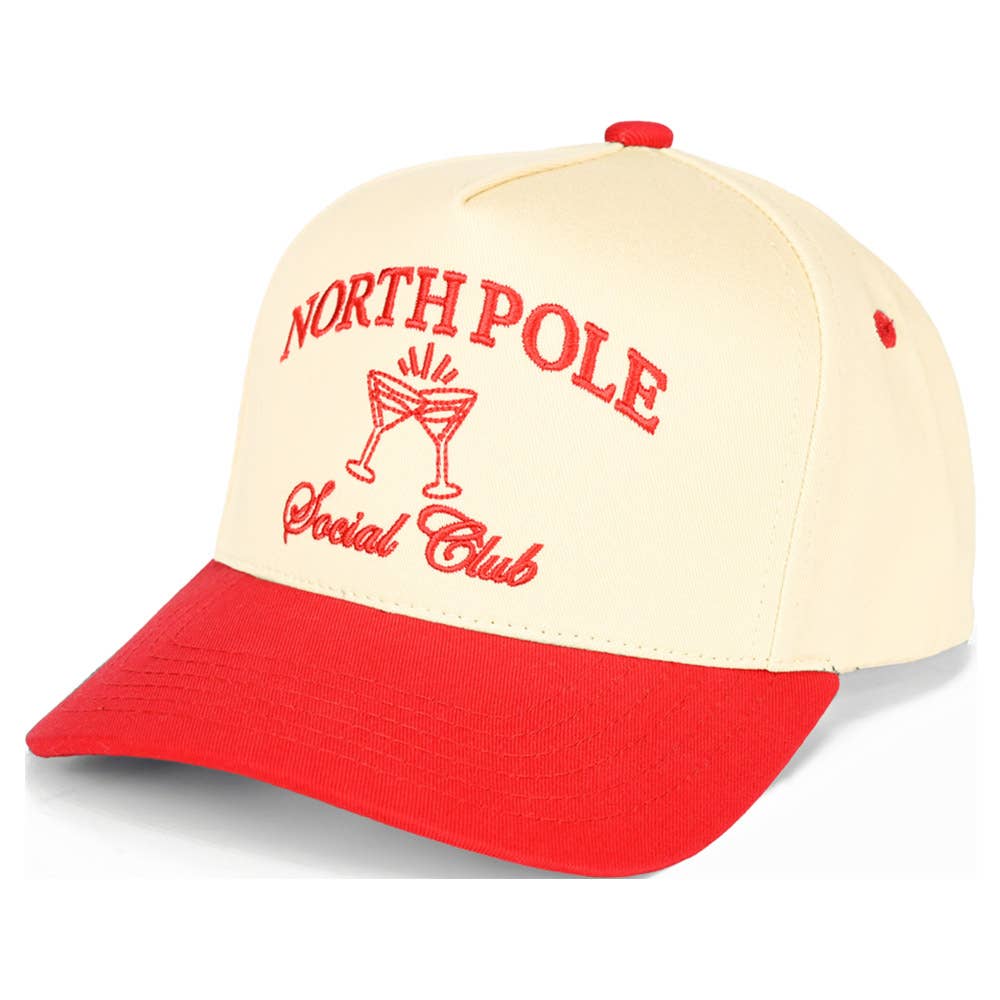 CC NORTH POLE SOCIAL CLUB TRUCKER HAT, TCM 0113
