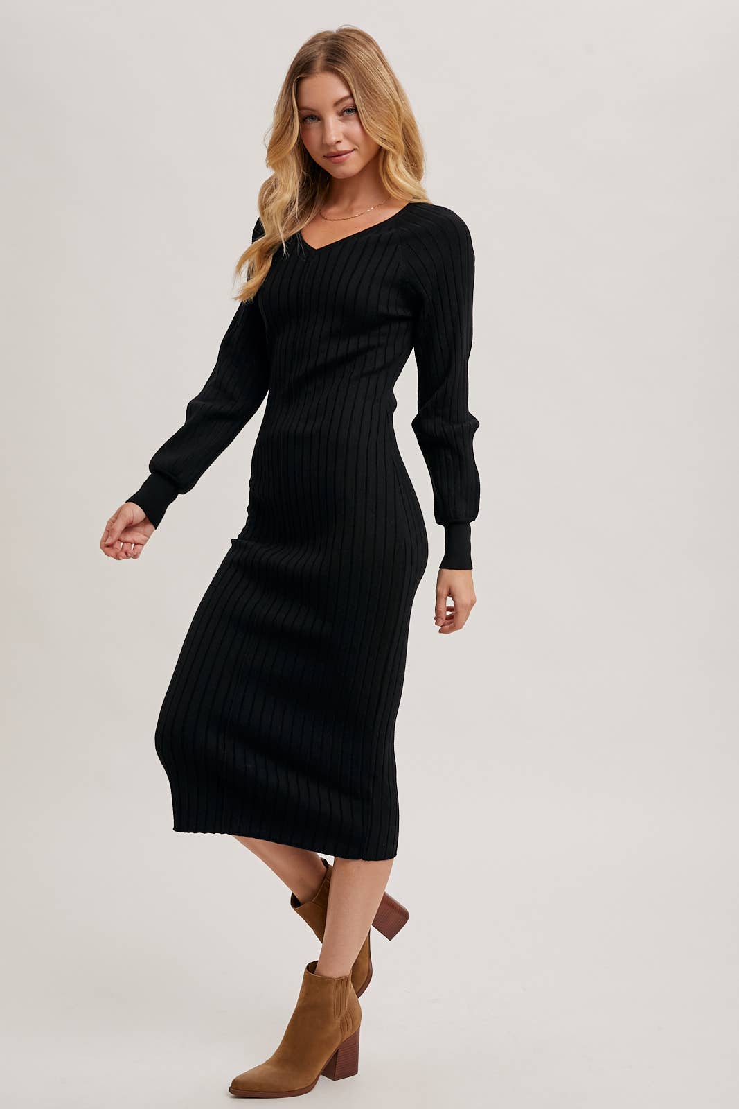 BELLA SWEATER MIDI DRESS
