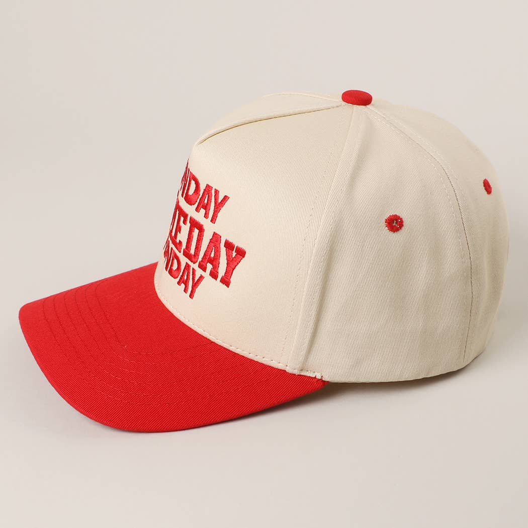 SUNDAY GAMEDAY FUNDAY Embroidery Trucker Hat