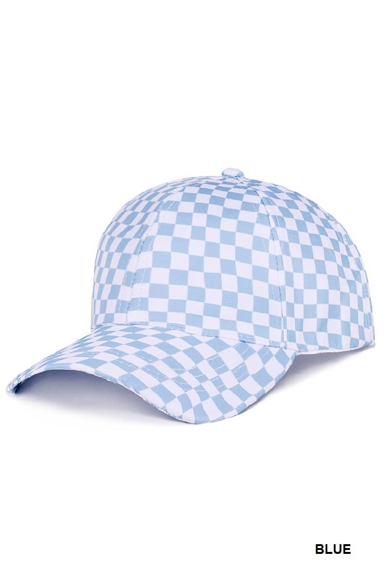 Checkered hat