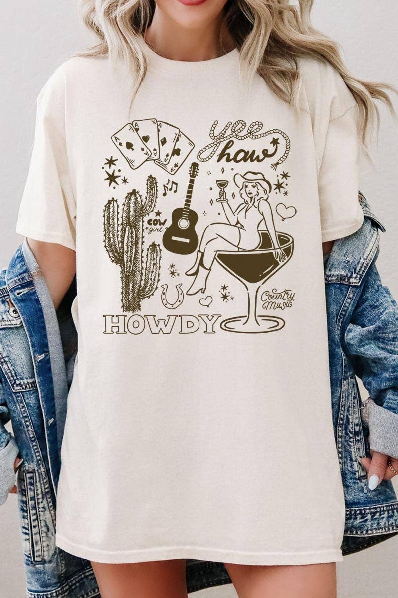Cowgirl Country Music Tee