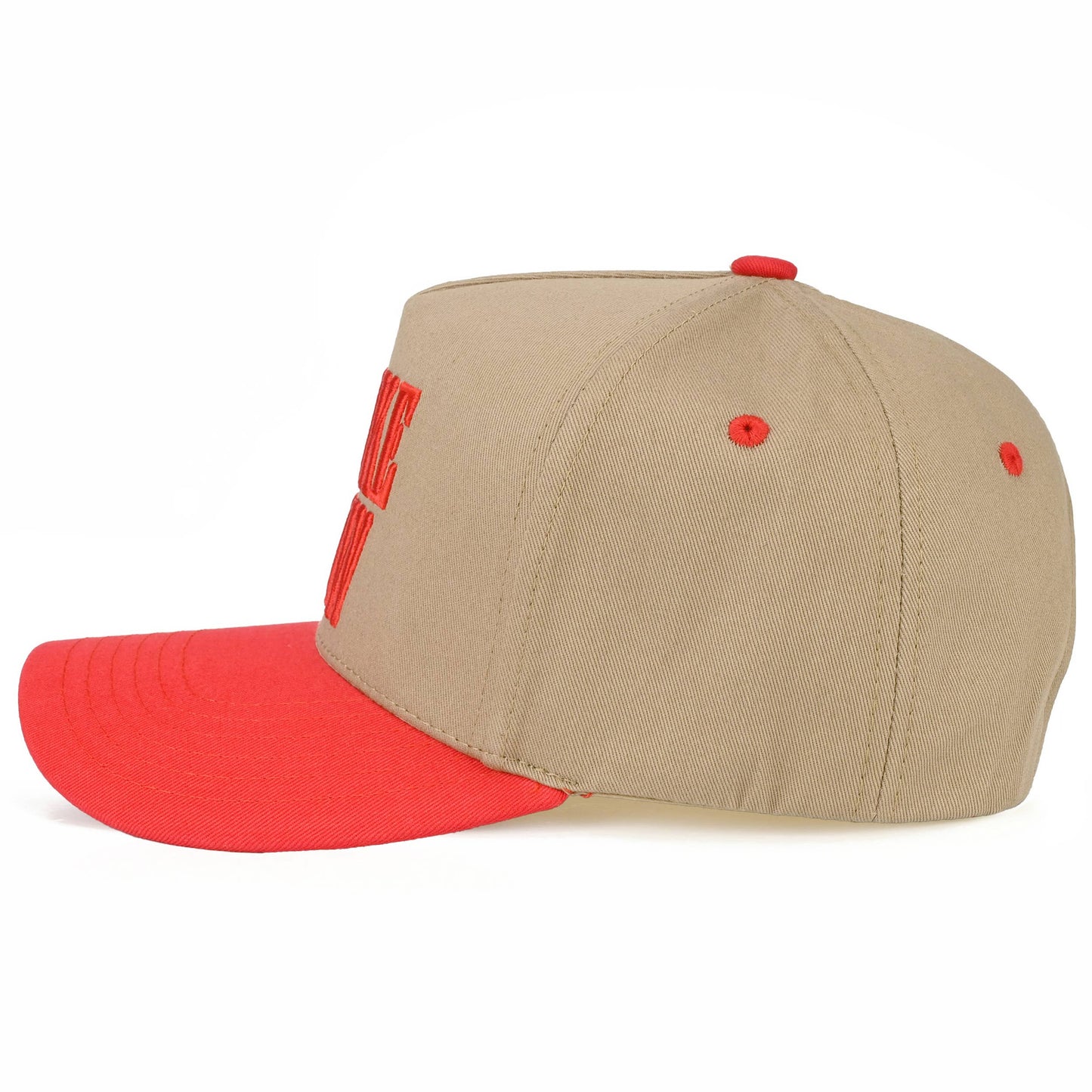 SMOKE SHOW CAMO Letter on Two Tone Trucker Hat