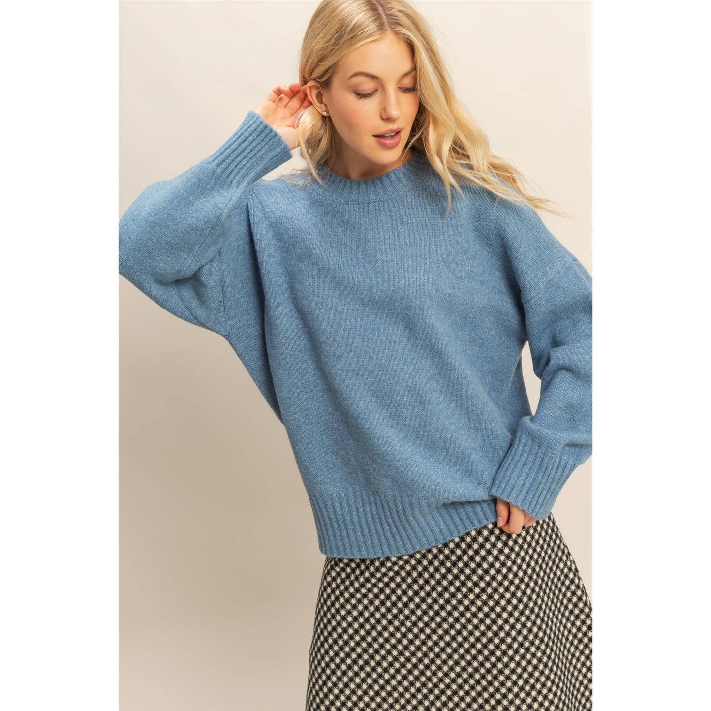 Oversized Crew Sweater