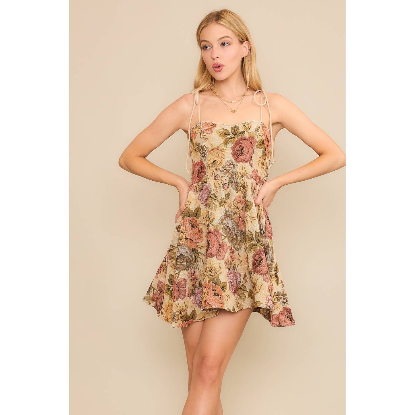 VINTAGE FLORAL PRINT DRESS