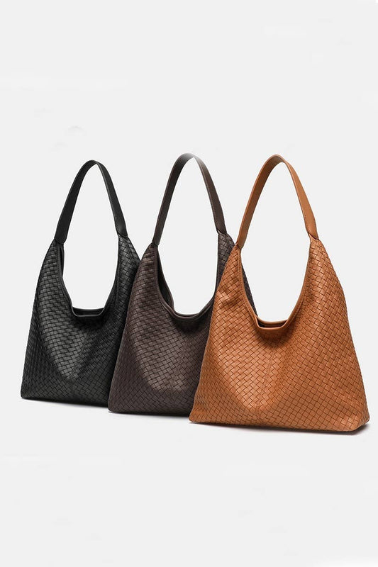 Woven Weave Hobo Shoulder Bag