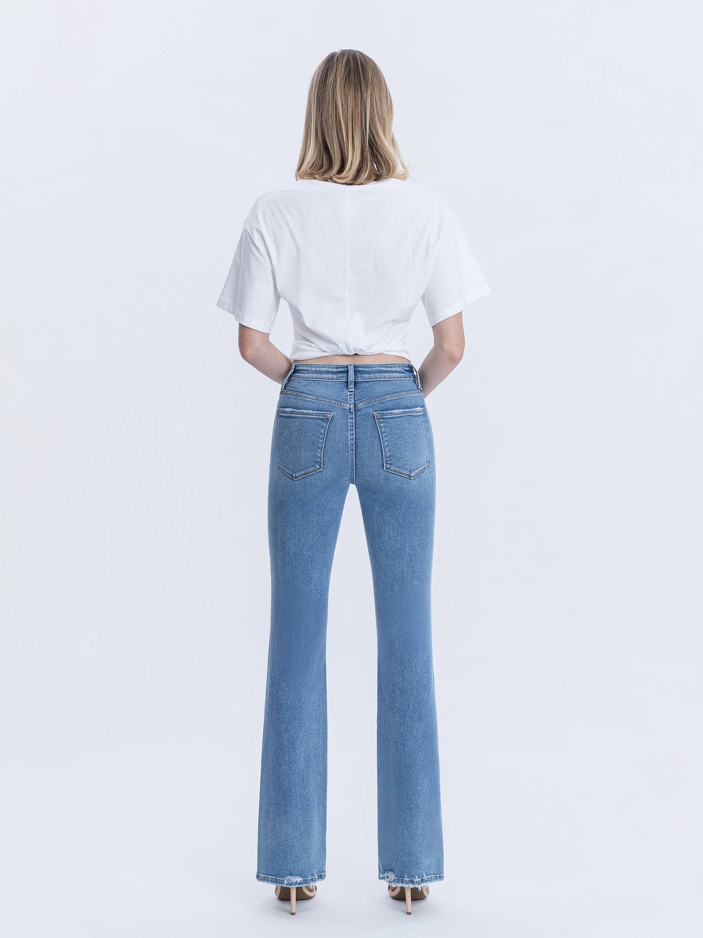 HIGH RISE BOOTCUT JEANS