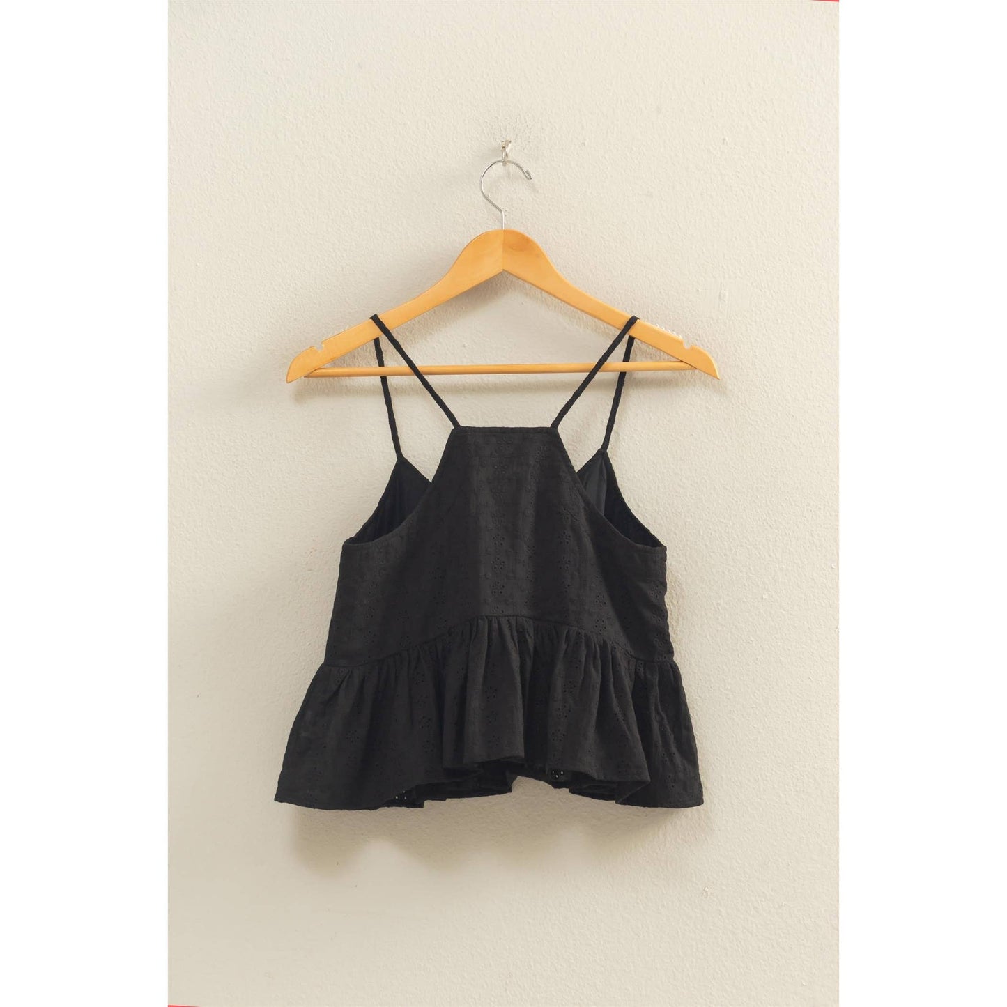 Button Peplum Top