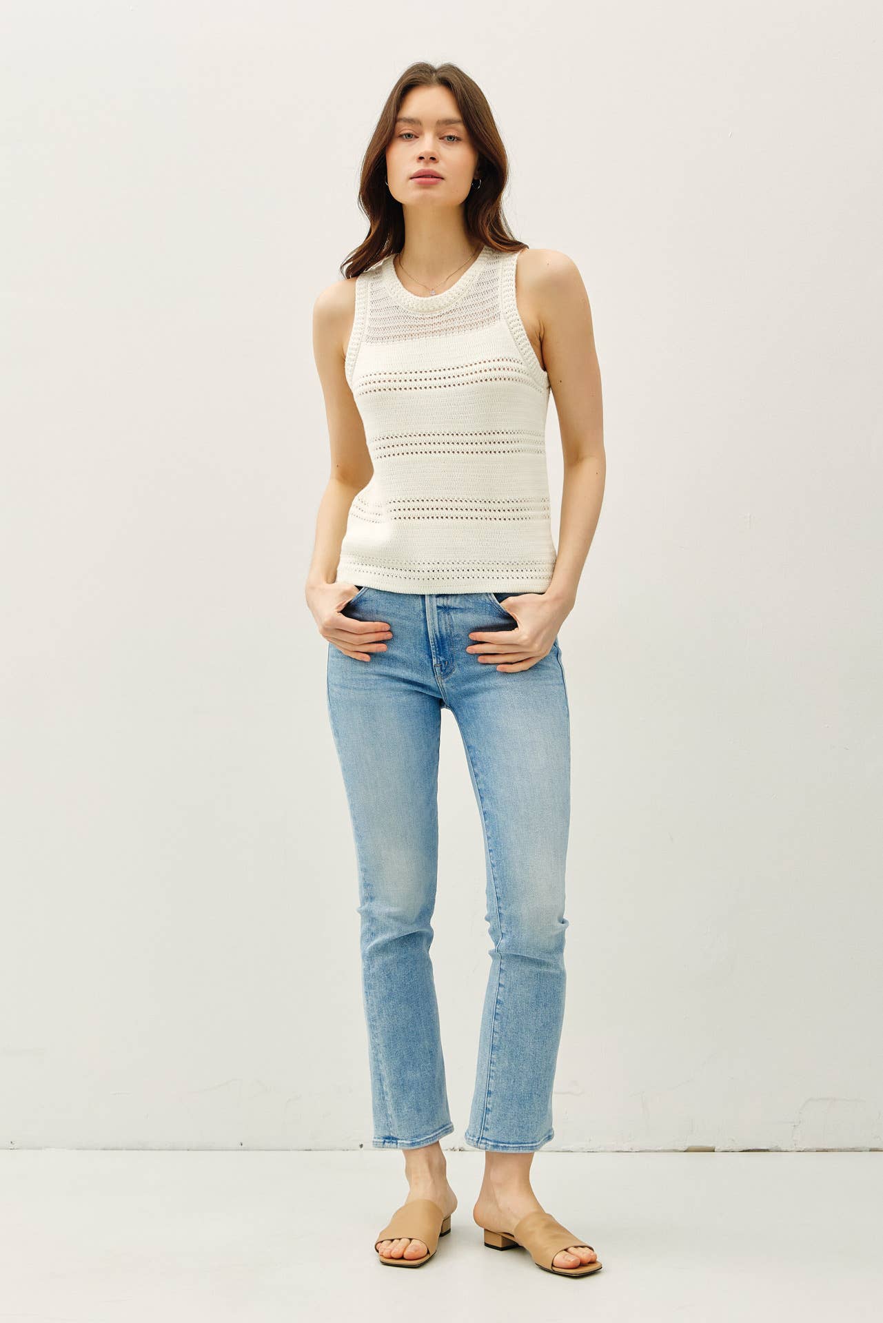 KNIT CLASSIC CUT TANK
