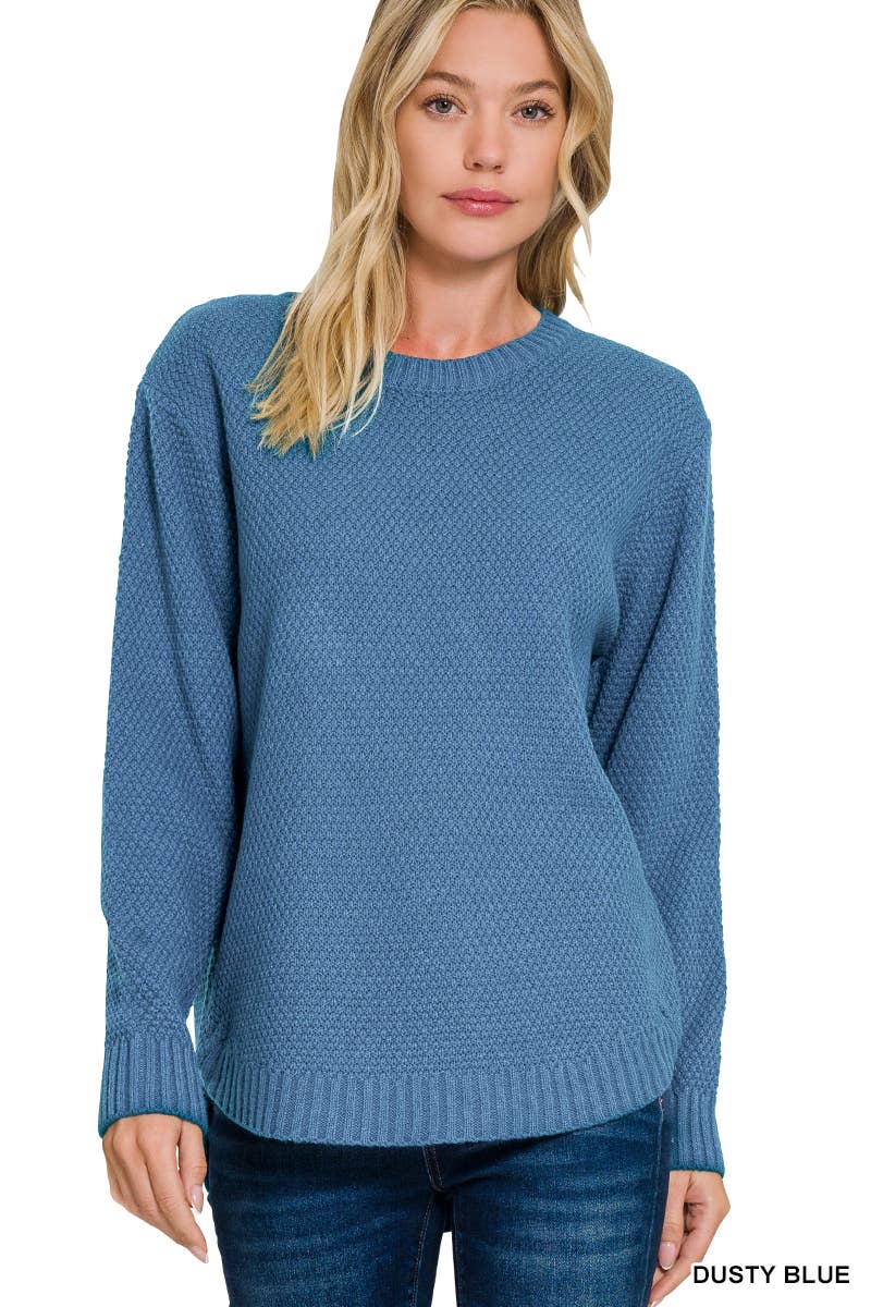 Round Hem Sweater