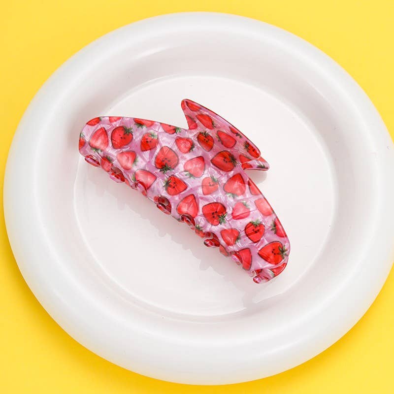 Cherry Strawberry Hair Claw Clip | 40H1177