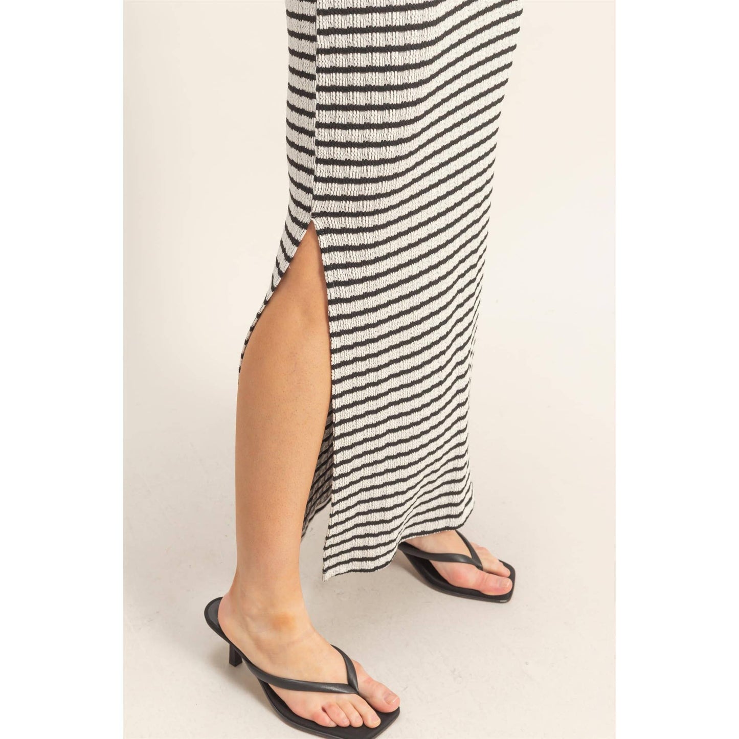 Halter Twist Midi Dress