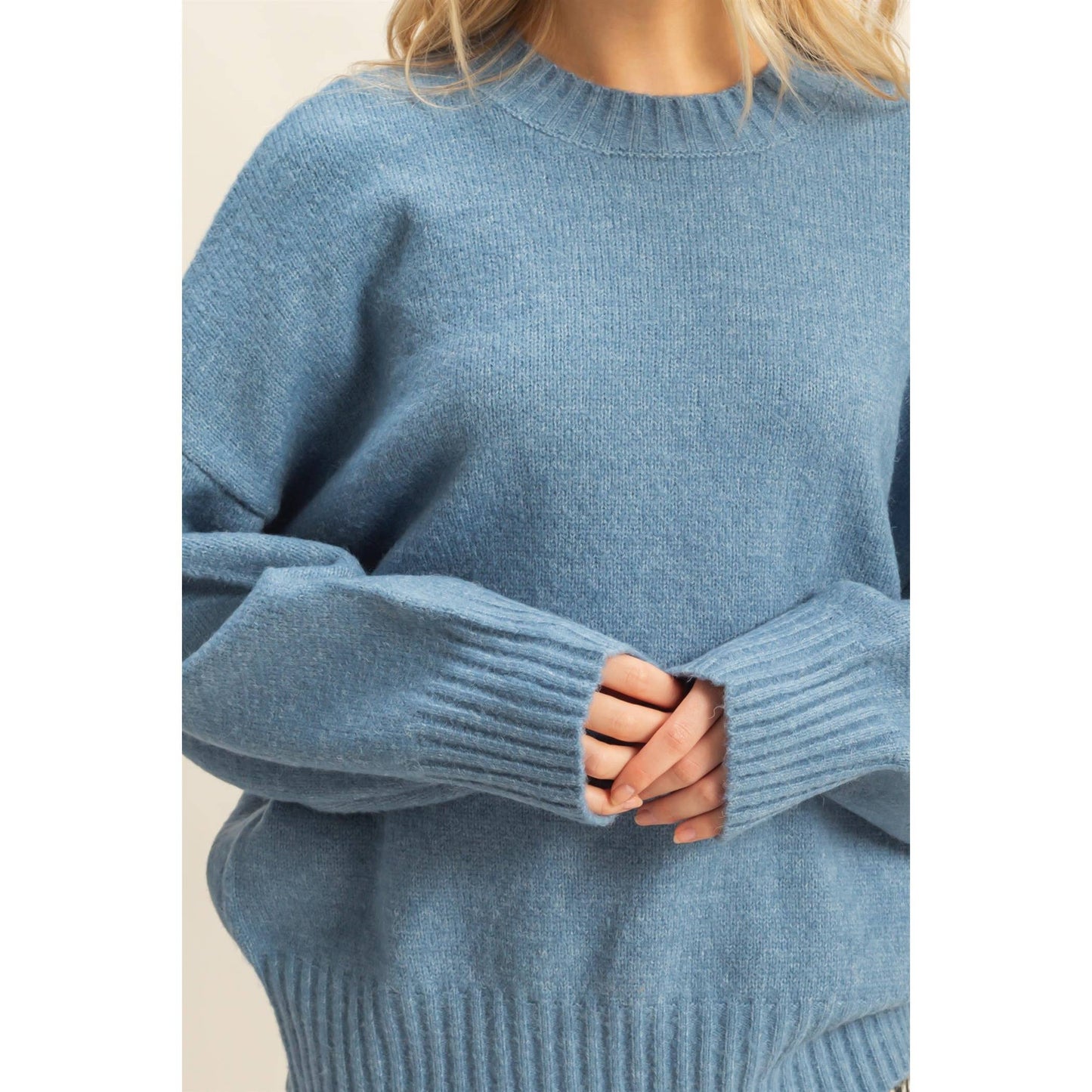 Oversized Crew Sweater