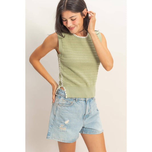 Spring Sage top