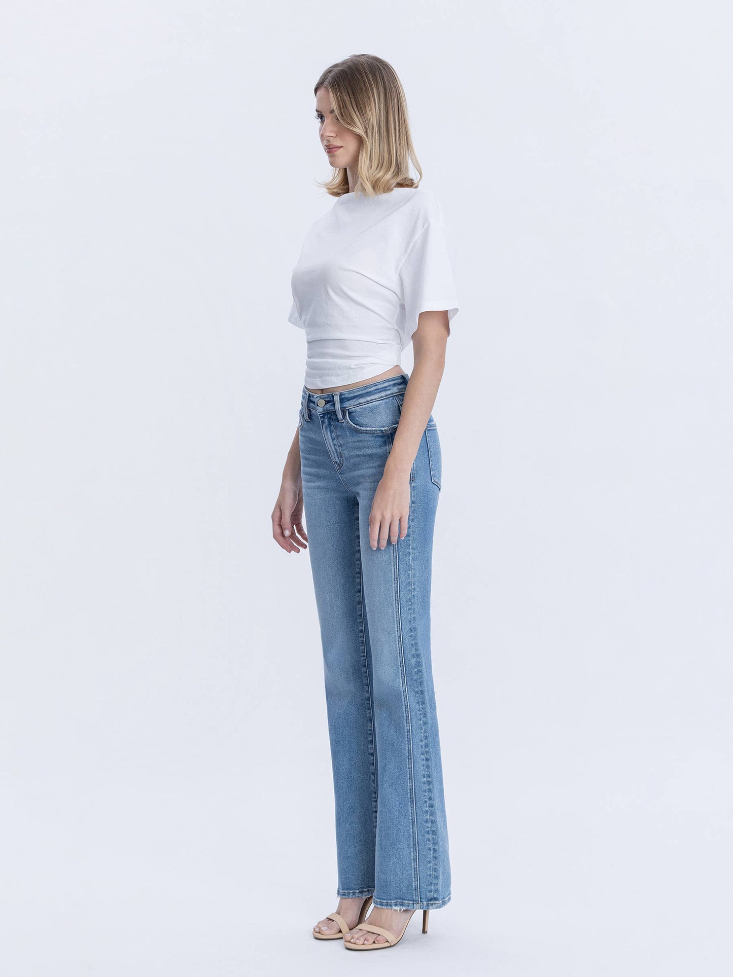 HIGH RISE BOOTCUT JEANS