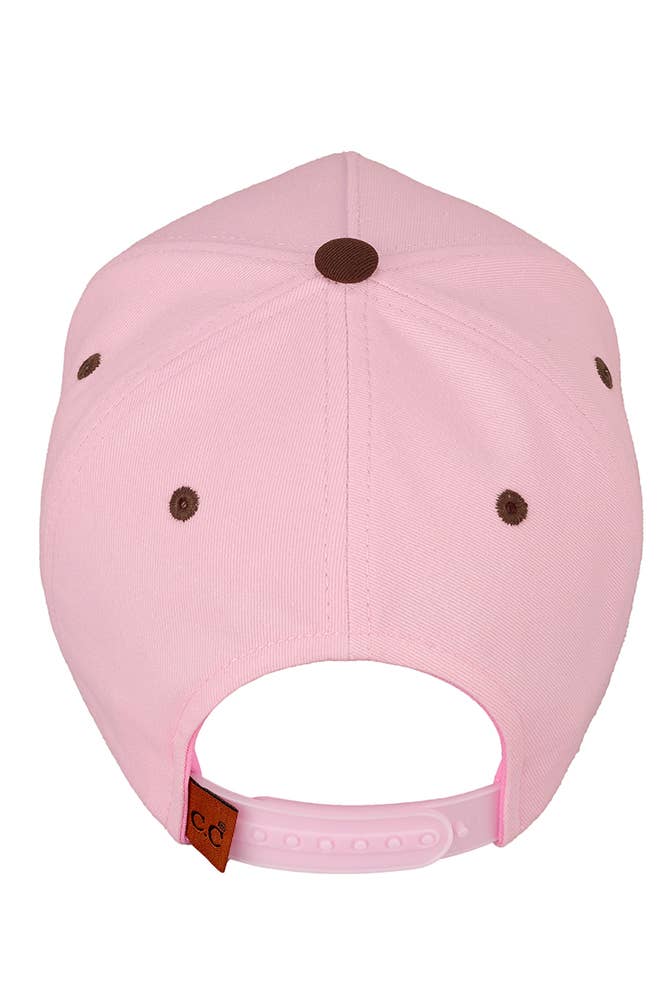 DOG MOM Embroidered Two Tone Trucker Cap