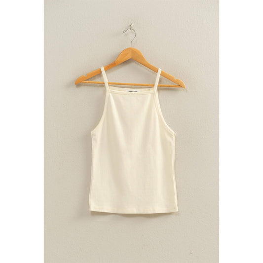 Square Neck Acid Wash Tank Top