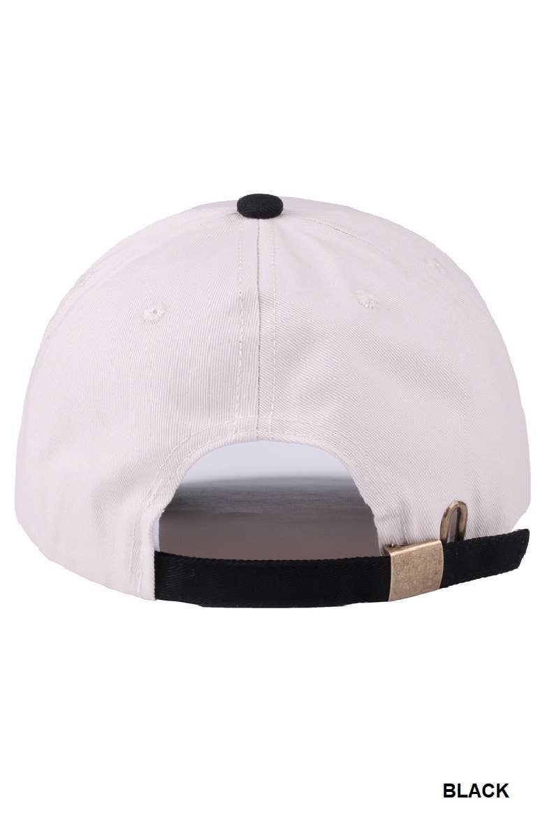 Honey Two-tone Canvas Cotton Cap