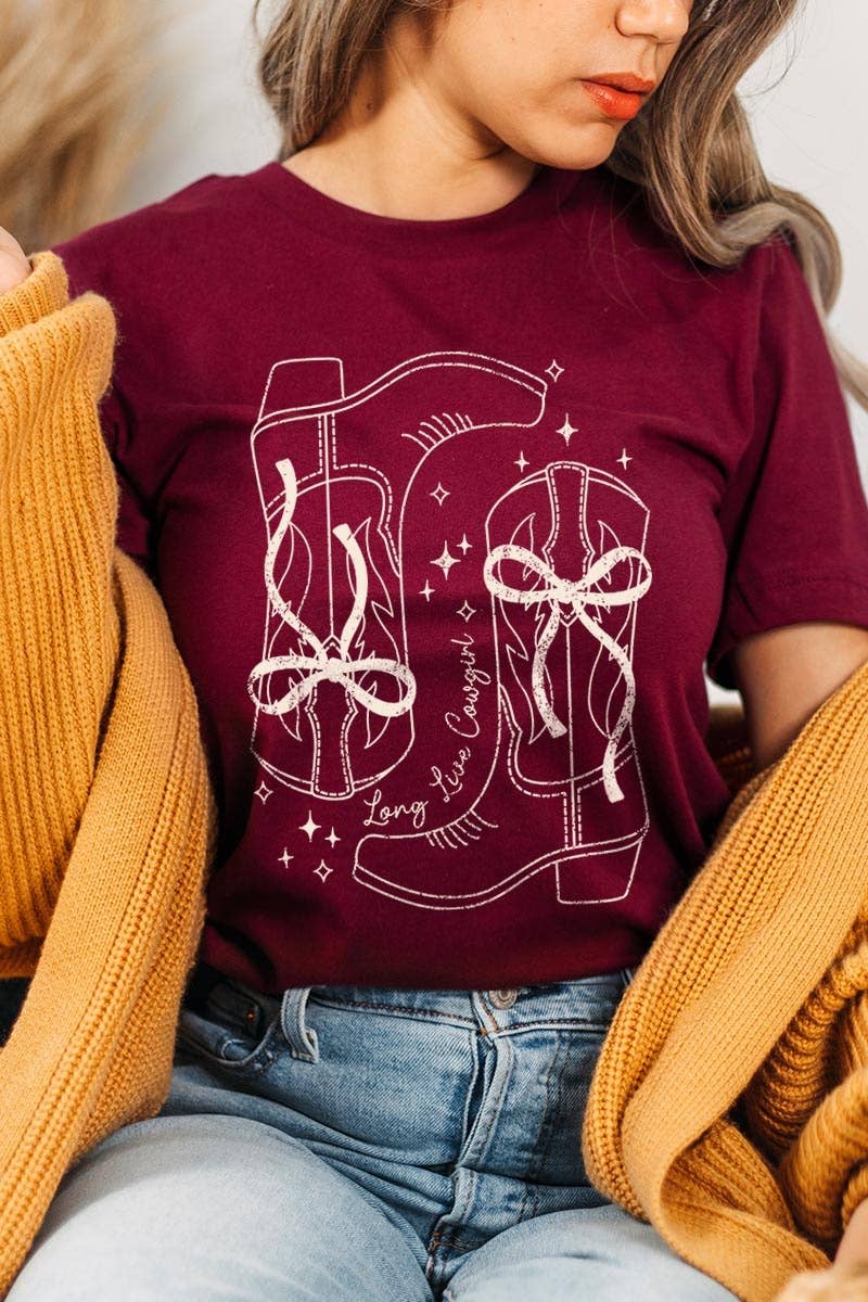 Cowgirl Boots Graphic Tee