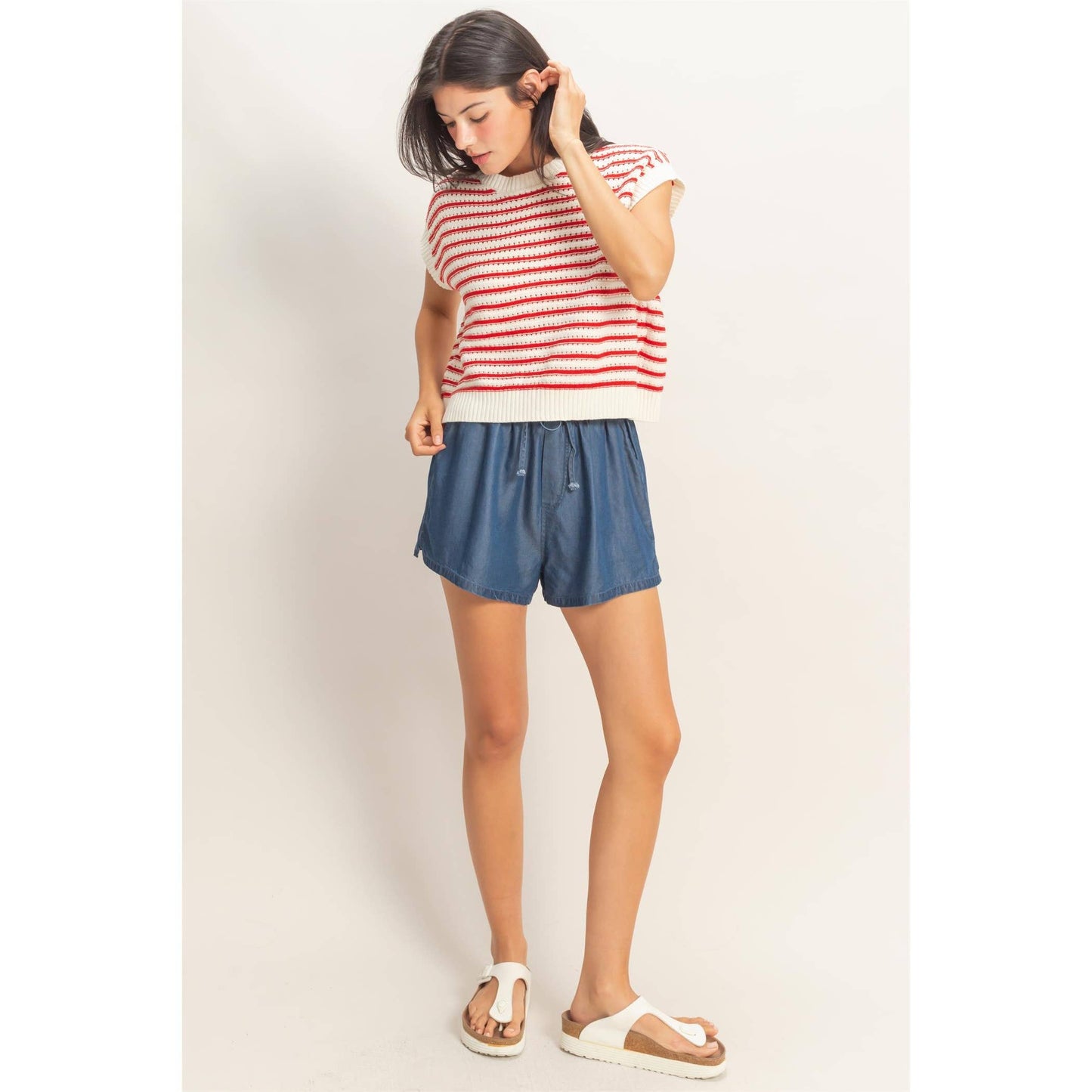 Striped knit Top