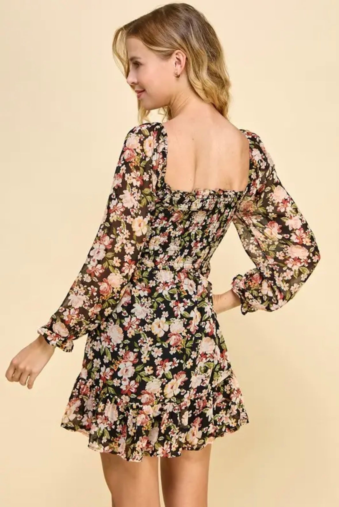 Multi color floral dress