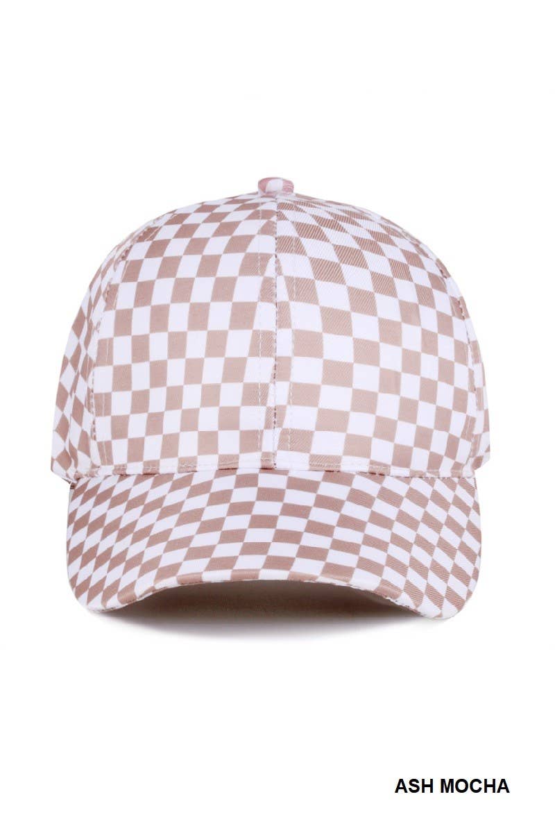 Checkered hat