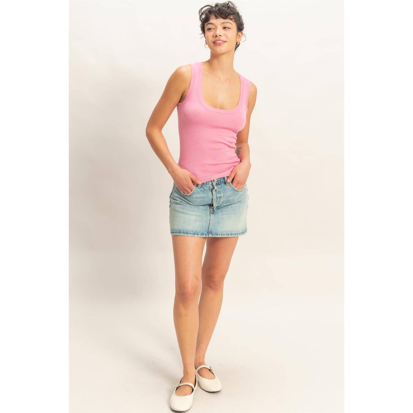 Scoop Neck Tank Top