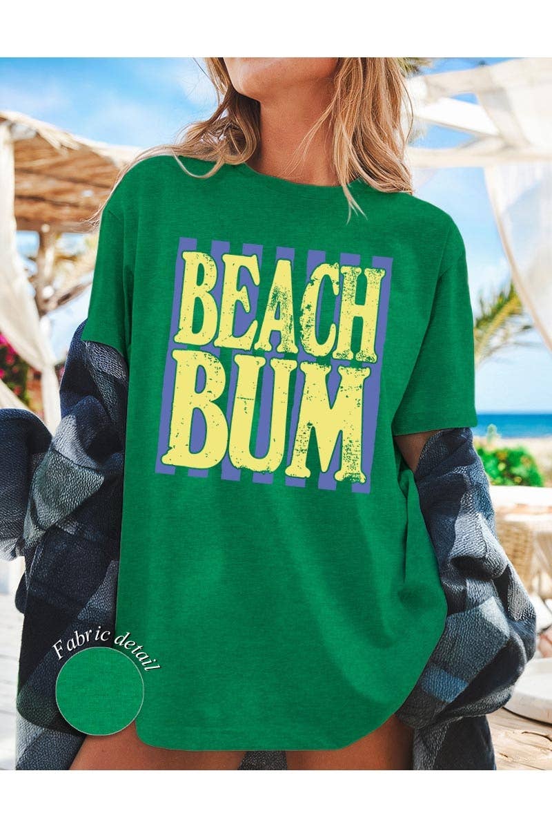 Beach Bum Graphic Heavy Cotton Tee