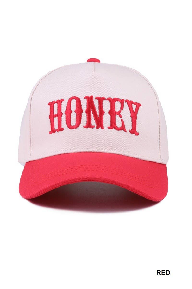 Honey Two-tone Canvas Cotton Cap