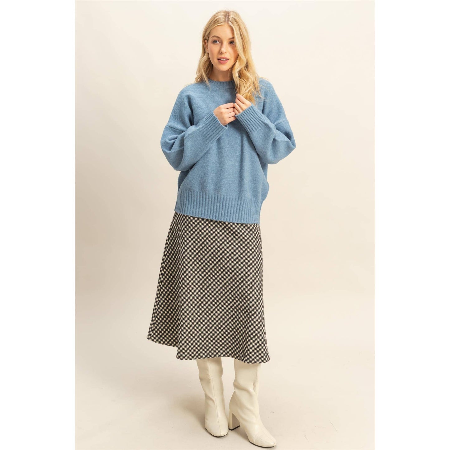 Oversized Crew Sweater