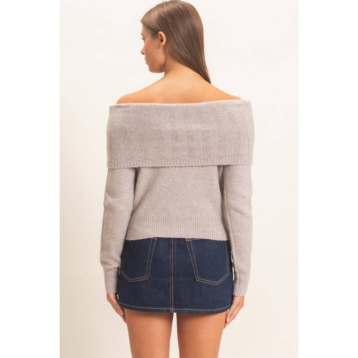 Off-Shoulder Sweater