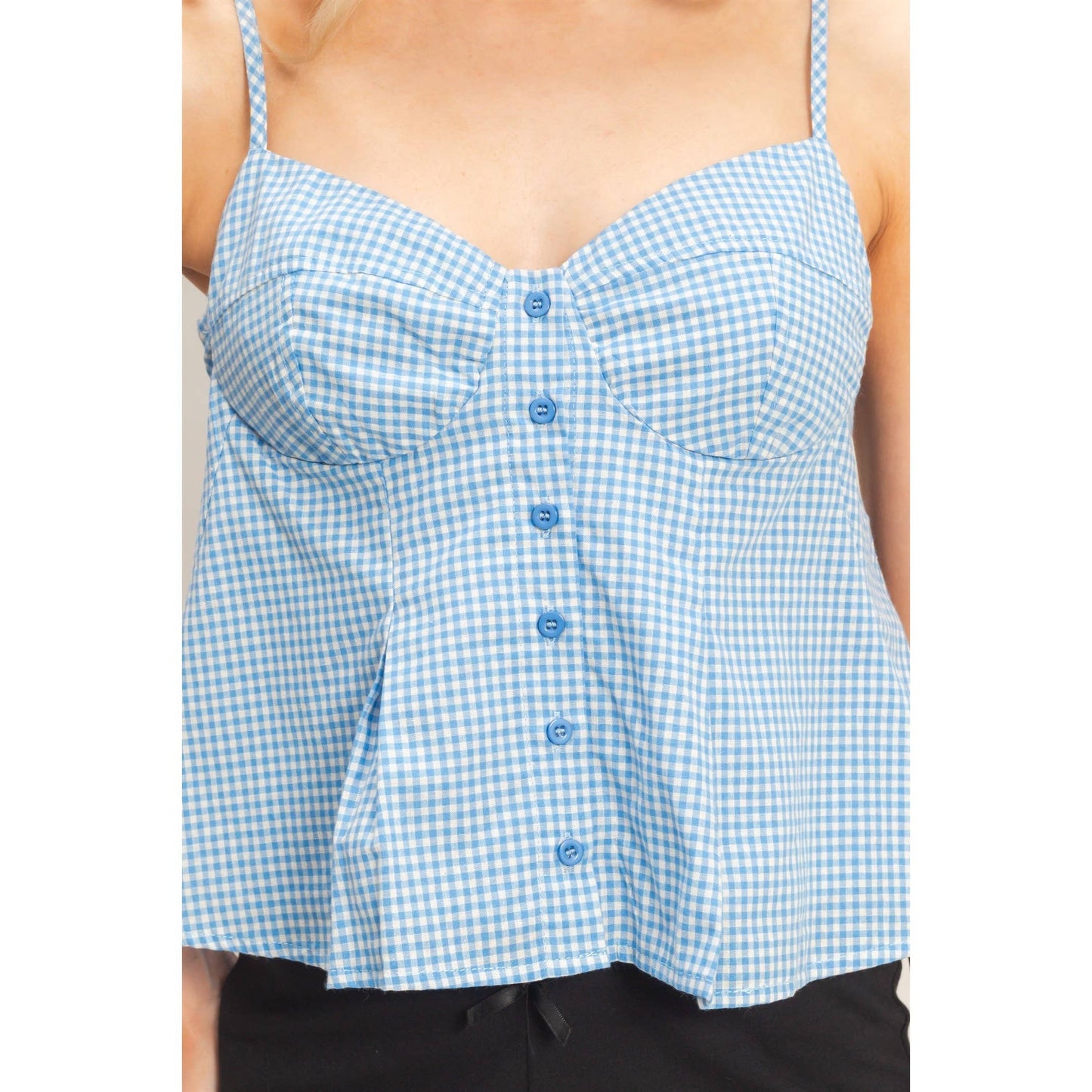 Gingham Cami