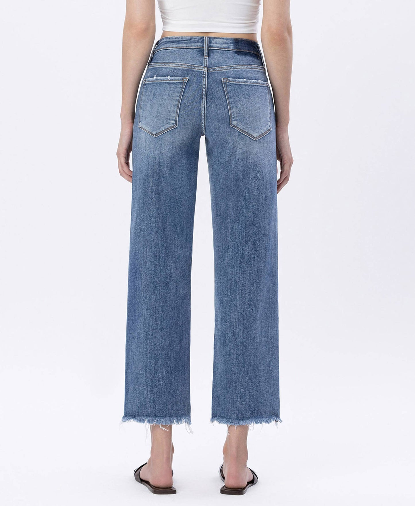 JOAN HIGH RISE SLIM WIDE JEANS