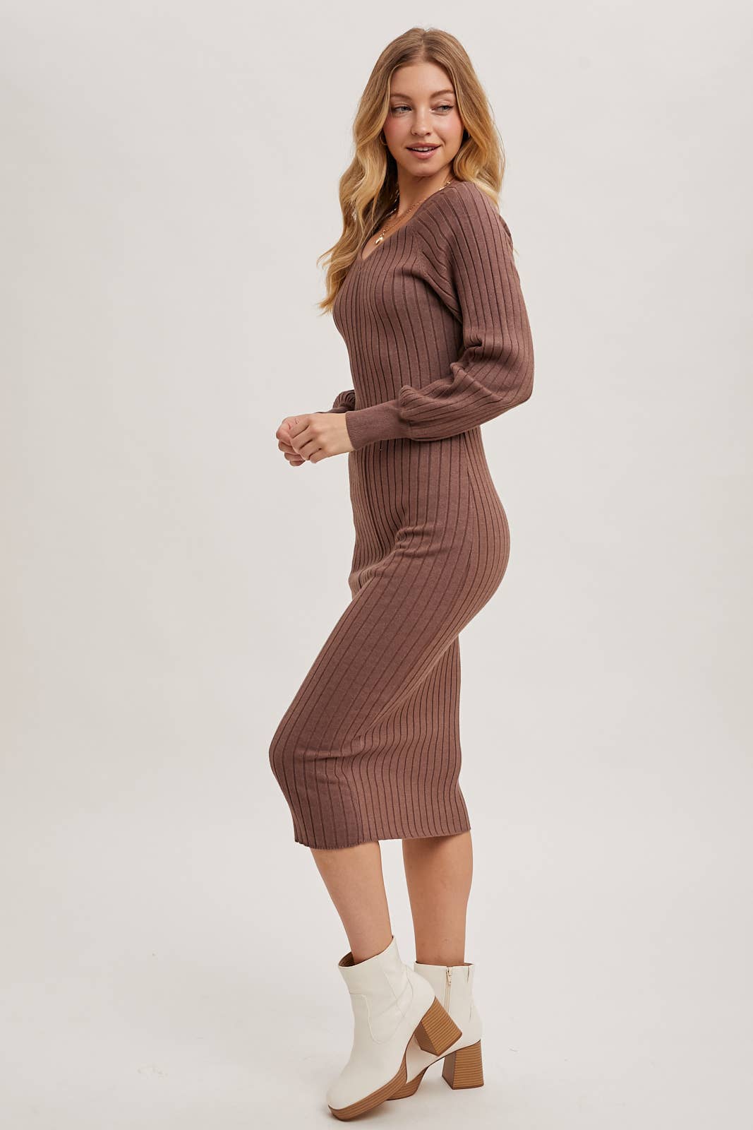BELLA SWEATER MIDI DRESS