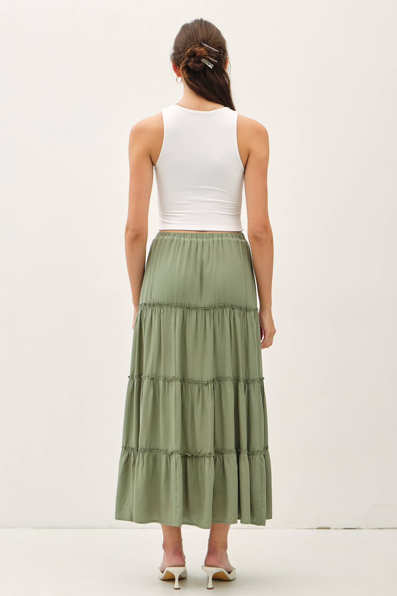 HIGH NECK CROPPED TANK